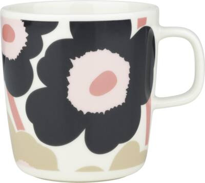 Tasse groß 'Unikko charcoal/sand/pink'