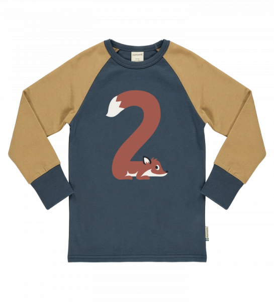 Langarmshirt Geburtstag 2 Fox - Maxomorra