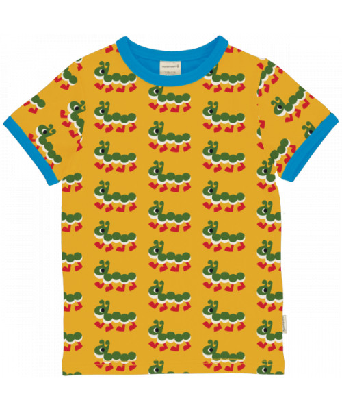 Maxomorra T-Shirt Kurzarm Raupe Caterpillar