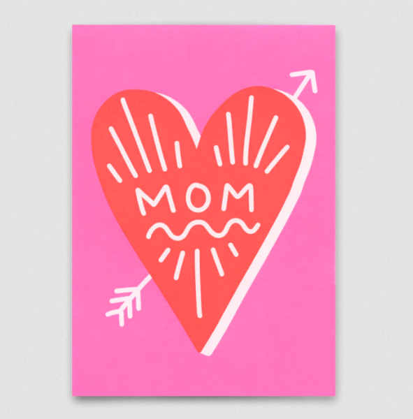 Postkarte 'MOM' - Deli Cards