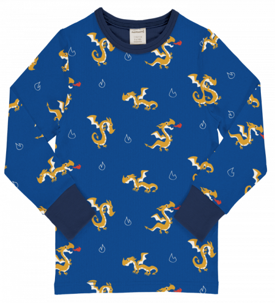 Langarmshirt Dragon - Maxomorra
