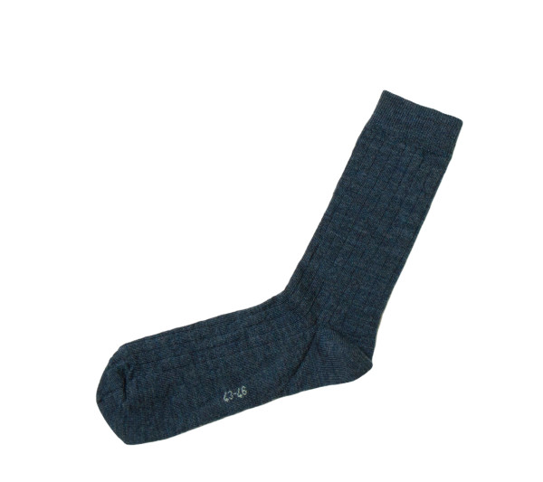 Joha Rib Socken Denim melange