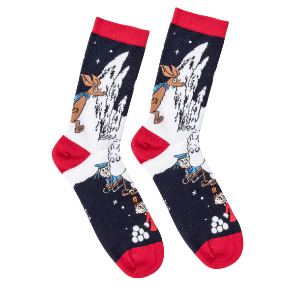Socken Mumin 'Winterland Blue'- Adult