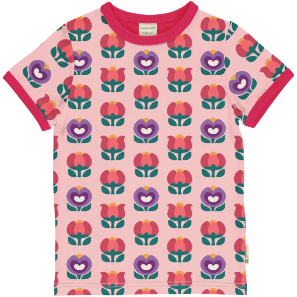 Maxomorra T-Shirt Kurzarm Picnic Tulip