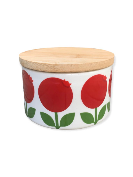 Floryd Dose mit Holzdeckel Preiselbeere 500 ml