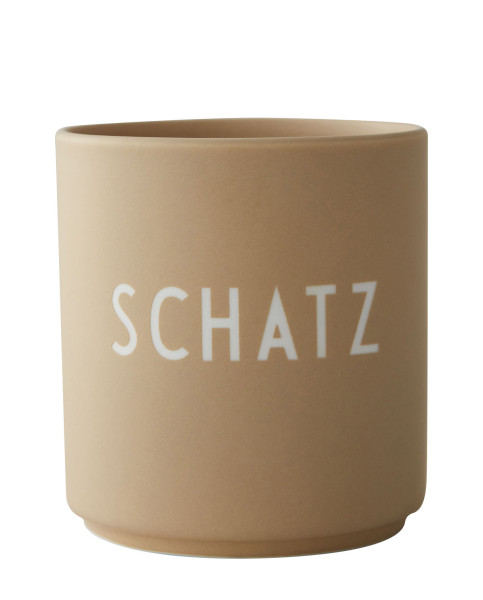 Design Letters Porzellan Becher Favourite Cups SCHATZ