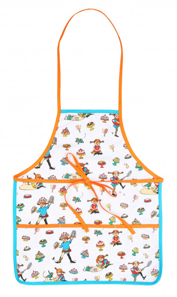 Martinex Pippi Back-Schürze Kids weiß