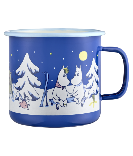 Emailletasse Mumin 'Starry Night' 800ml