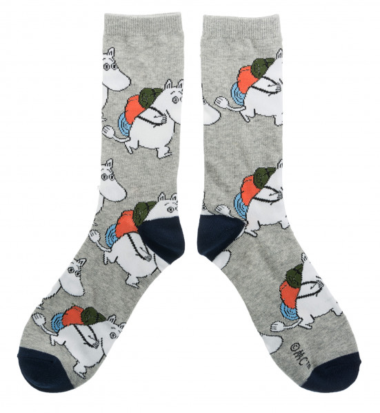 Nordic Buddies Mumin grau Socken Gr. 40-45