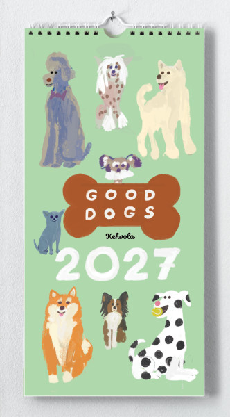 Wandkalender 'Good Dogs' 2027 - Kehvola
