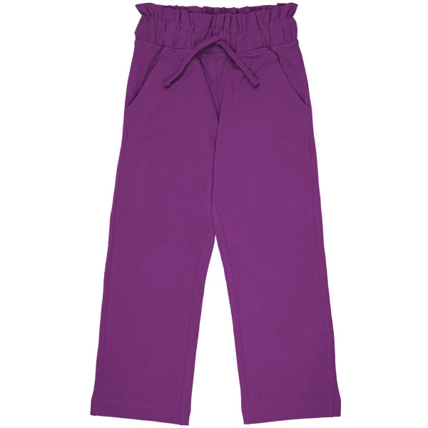 Maxomorra Paper Bag Hose Sweat Violet lila