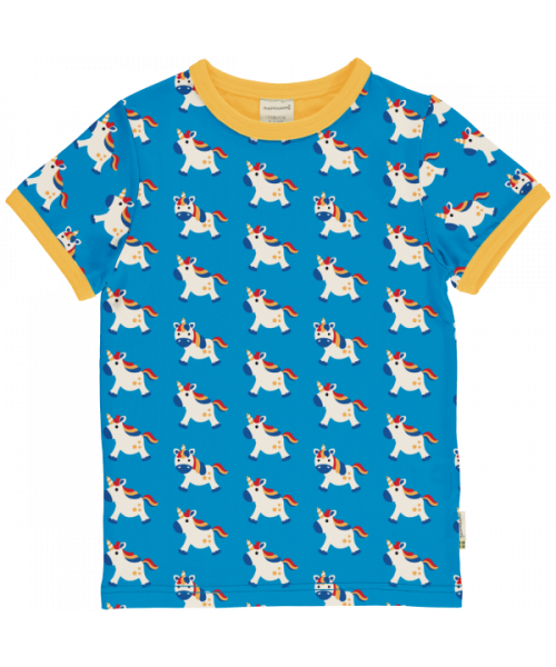 Maxomorra T-Shirt Kurzarm Tales Unicorn Einhorn