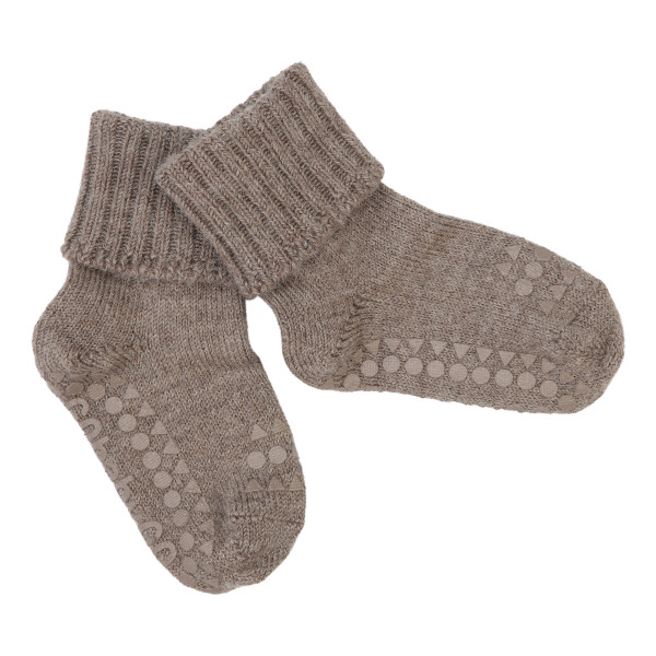 Antirutsch Socken - Alpaca 'Walnut'
