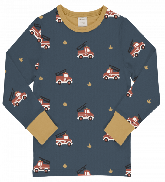 Langarmshirt Firetruck - Maxomorra
