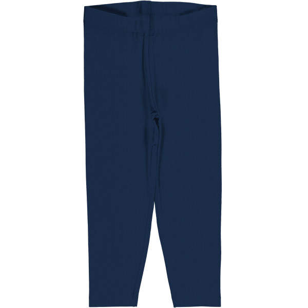 Maxomorra Leggings 3/4 Solid Navy