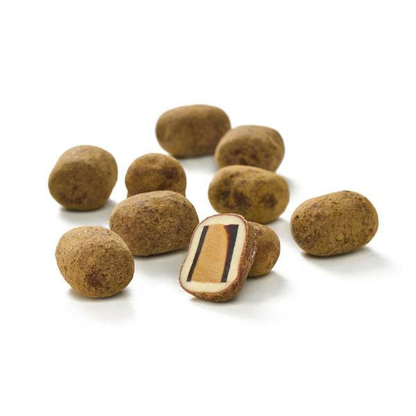 Jättegott weißer Schokolade mit Salzlakritzkern und Salmiakgeschmack 100g