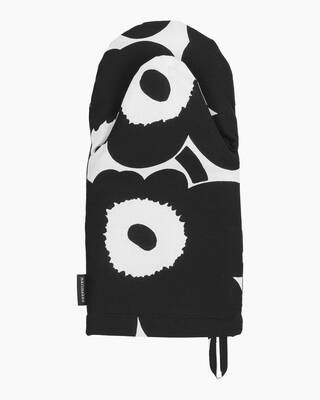 Marimekko Ofenhandschuh Unikko schwarz