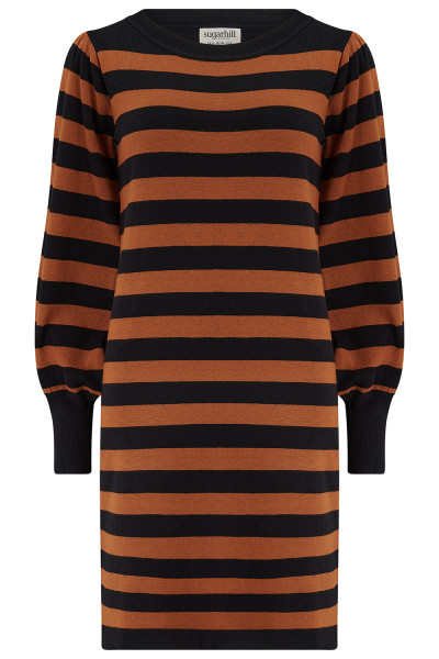 Kleid 'Paige Strickkleid gestreift'