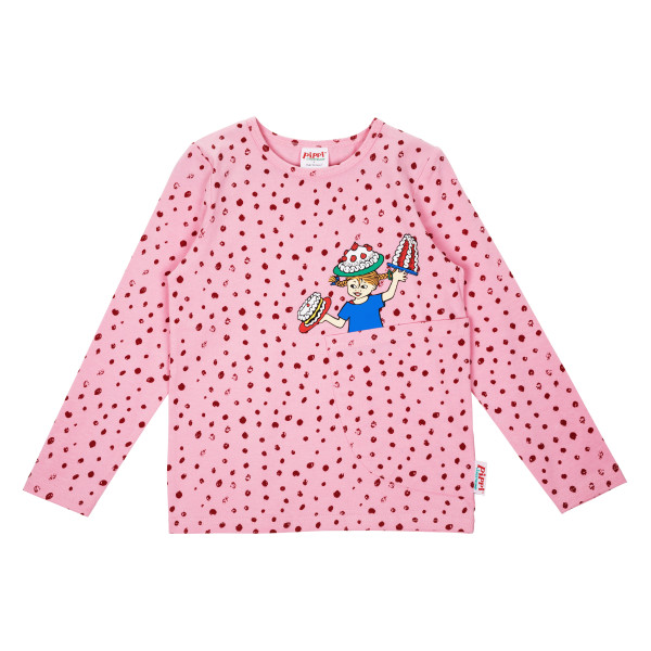 Langarmshirt Pippi Langstrumpf 'Speckle Pink'