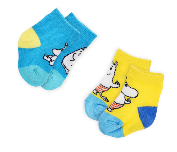 Nordic Buddies Baby und Kinder-Socken Moomin Doppelpack