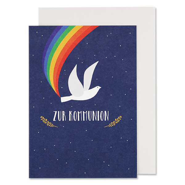 Ava & Yves Klappkarte Zur Kommunion