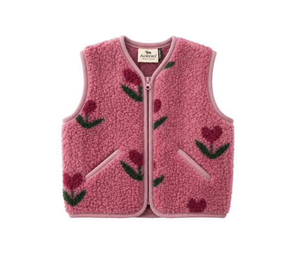 Wollweste Junior Cherry Zipper