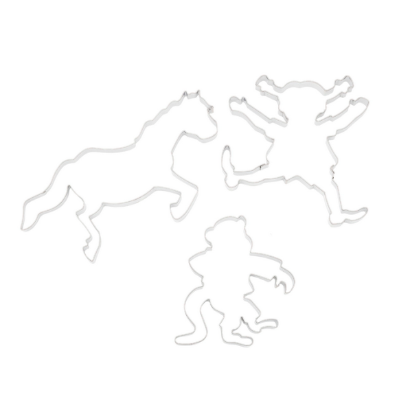 Ausstechformen Pippi Langstrumpf (3 Stück)