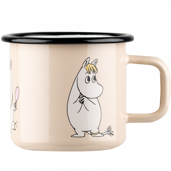 Muurla Snorkfräulein Emaille Tasse Retro