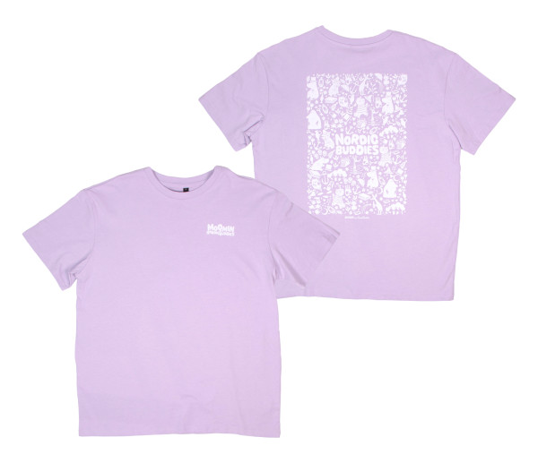 Nordic Buddies Muminfamily Shirt Erwachsene lila