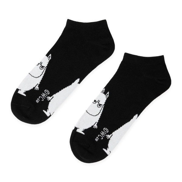 Sneaker Socken 'Angry Mumin' schwarz Gr. 36-40