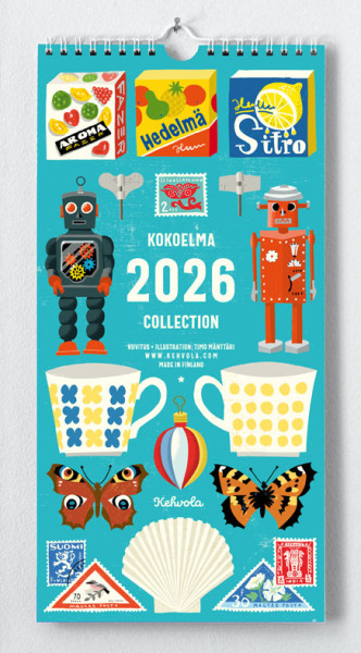 Kehvola Wandkalender 'Kokoelma' 2026