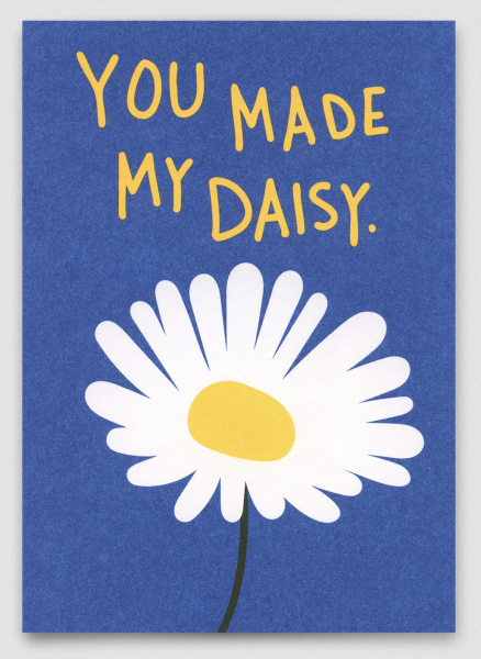 Postkarte You made my Daisy - Deli Cards