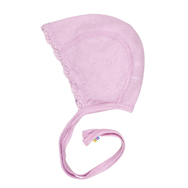 Babymütze - Erstlingsmütze Merino Wolle-Seide Rosa