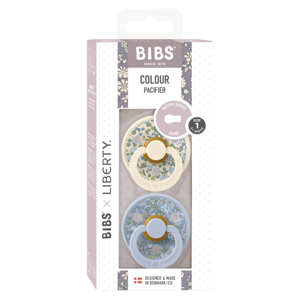 BIBS x Liberty Colour - Eloise Dusty Blue Mix