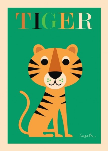 OMM Design Poster Tiger