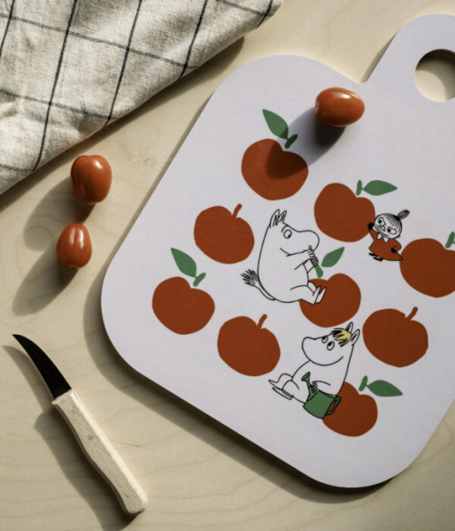Schneidebrettchen Joyful Apples Mumin