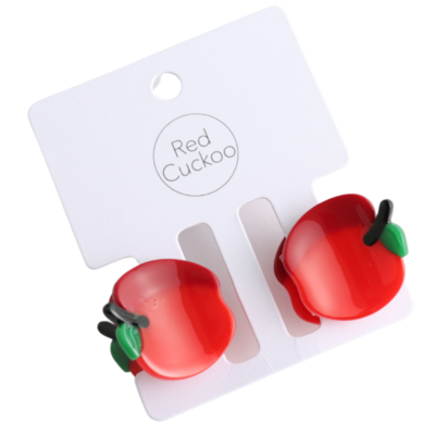 Haarklammer Apfel - 2er Set