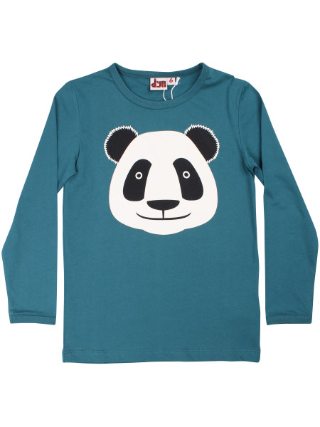 Langarmshirt 'Dyrshedding Panda'