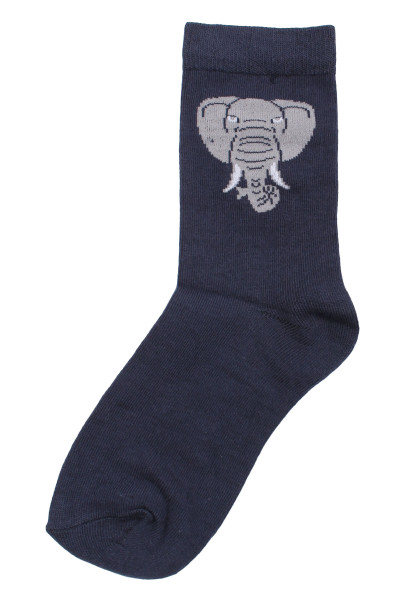 DYR Socken Elefant blau