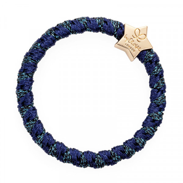 By Eloise Haargummi Woven Navy Shimmer