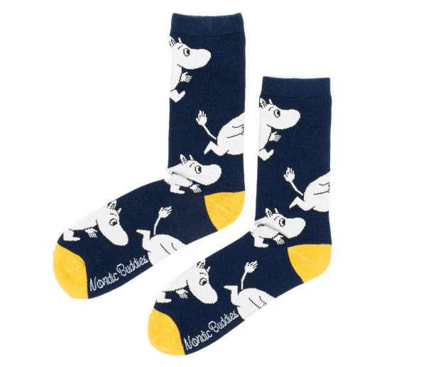 Nordic Buddies Mumin dunkelblau Socken Gr. 40-45