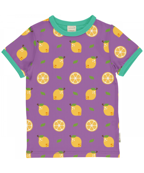 Maxomorra T-Shirt Kurzarm Lemon
