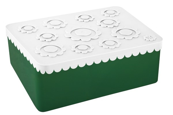 Blafre Lunchbox Flower weiß grün
