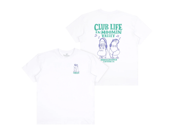 T-Shirt Moomin Club Life | Nordic Buddies | Unisex T-Shirt 100 % Baumwolle