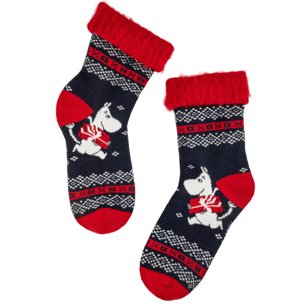 Socken Fluffy Mumin Blue - Adult