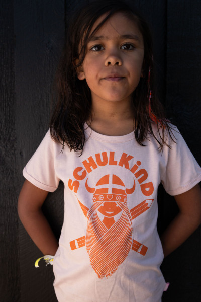 T-Shirt 'Schulkind light rosa' - Danefae