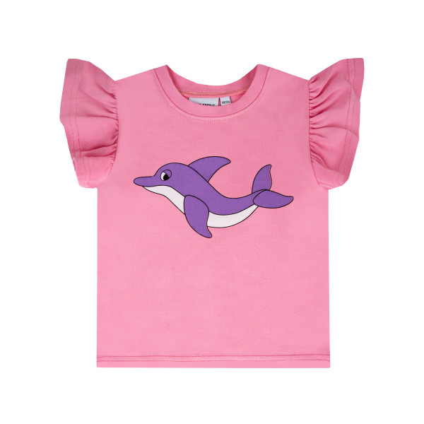 Dear Sophie Tank Top Frill Delphin Dolphin pink