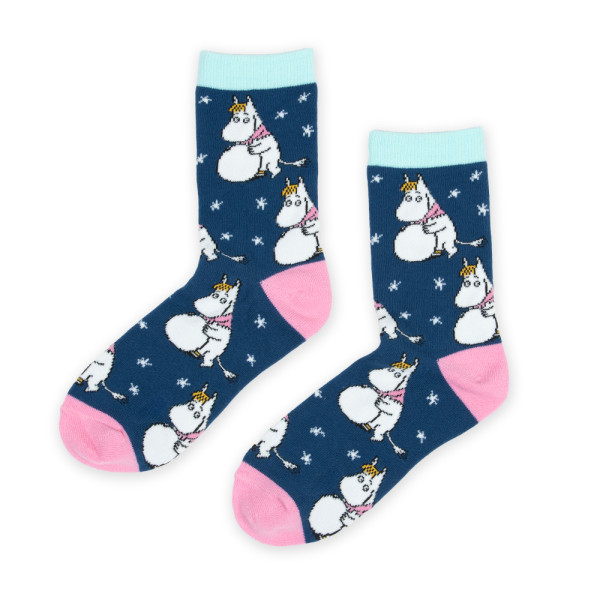 Socken 'Snorkfräulein im Schnee'