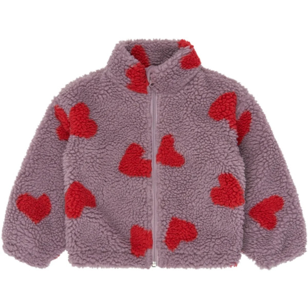 Fleecejacke Herzen