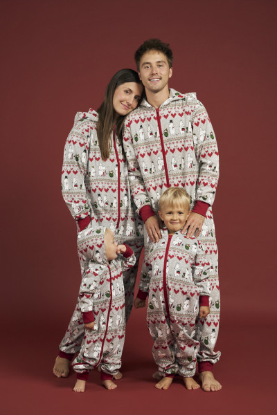 Overall Mumin 'Winterheart Grey'- Adult